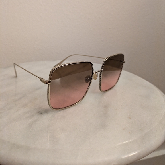 Christian Dior Diorbydior3F Pink and Gold Sunglasses main image 4